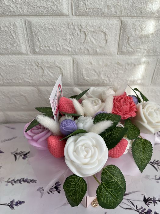 Букет из мыла ручной работы