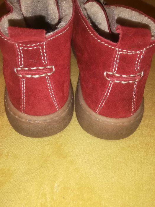 Зимни боти  от естествен велур и каракул Josef Seibel