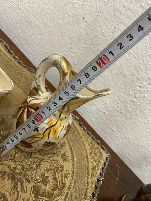 Белгийски порцеланови съдове каничка и обувка