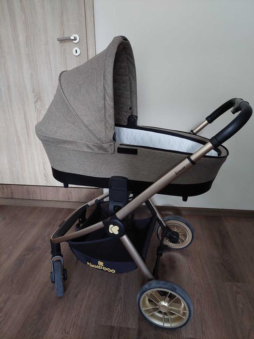 Бебешка количка Kikka Boo 3 в 1 Vicenza Premium Beige