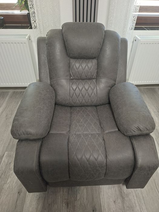Fotoliu relaxare Homcom microfibra