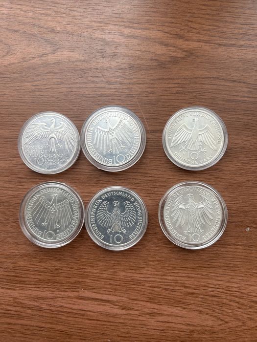 10 марок серебро. Германия