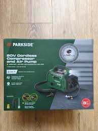 Pompă auto de aer cu compresor Parkside