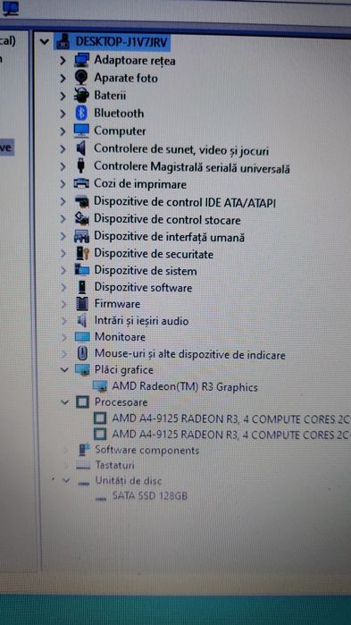 Laptop Lenovo 17,3 inch /4 GB / ssd 128 / AMD /