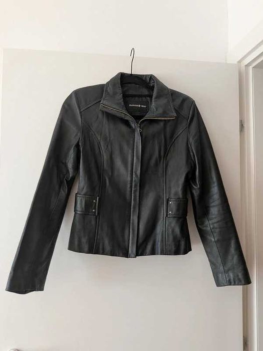 Geacă de piele Francesco Vieri femei