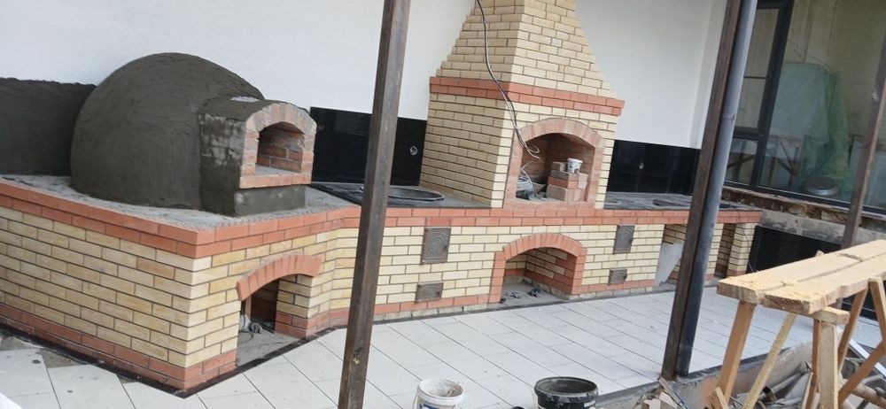 Yozgi oshxona Barbikyu kamin ishlarni qilamiz