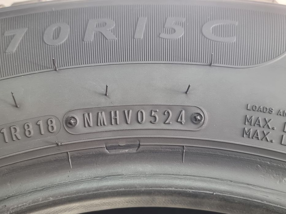 "Dot 24" 215/70/15 C Dunlop 4броя: 250€ 8.5мм