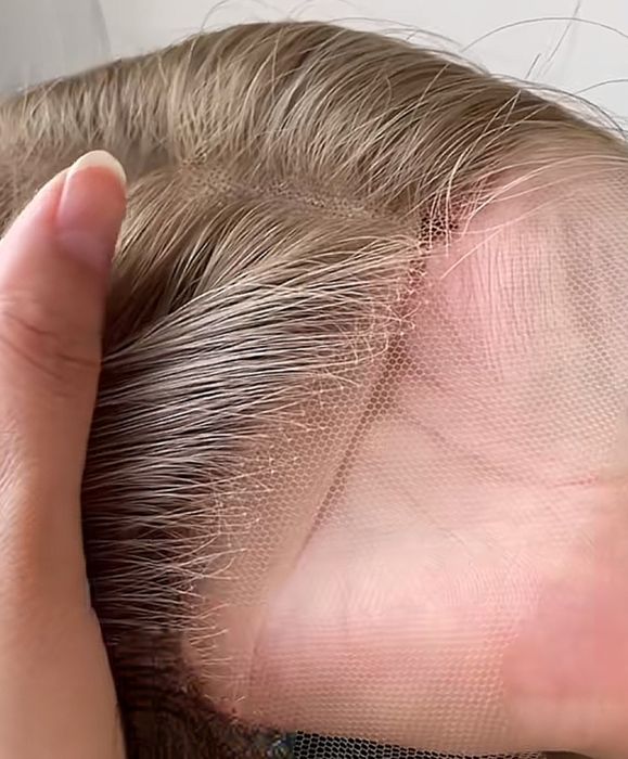 Перука от естествена коса -изработка.