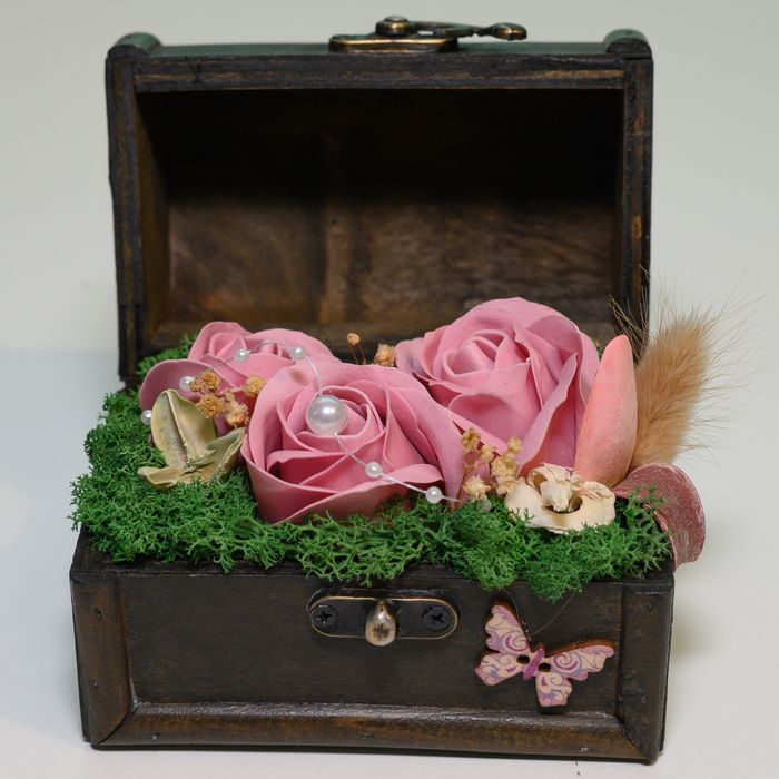 Бурканчета и мини кашпи с естествен скандинавски мъх