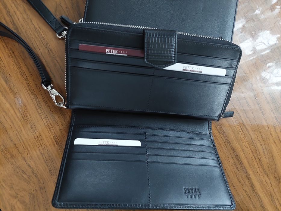 Кожаный  кошелёк Petek