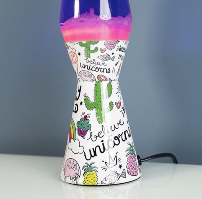 Lampa cu lavă Unicorn I-Total - Design unic "Stay Wild"