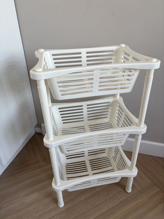 Пластиковая этажерка 3 полки