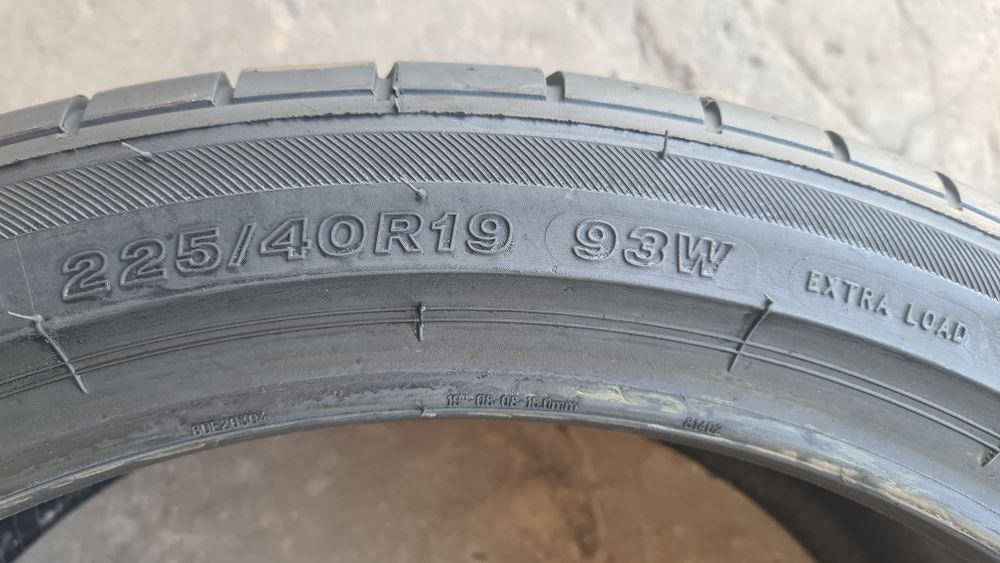4 anvelope vara Bridgestone 225/40/19,dot 2022.