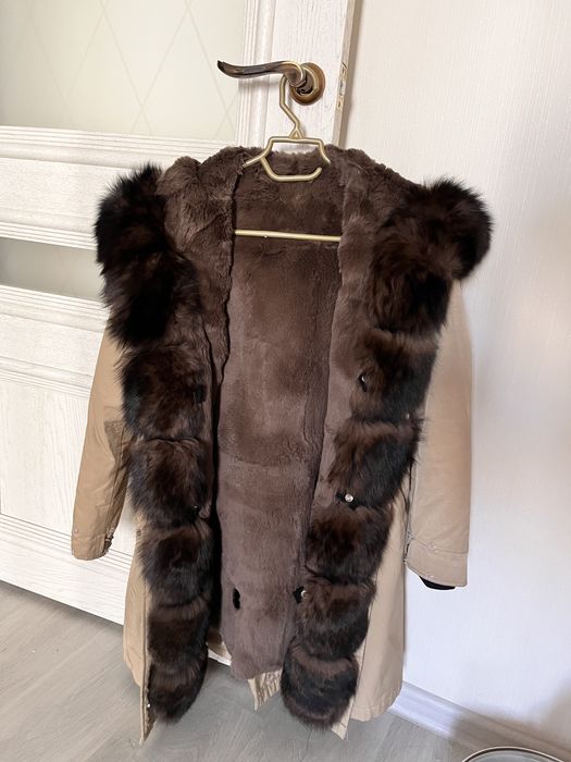 Парка из натурального меха