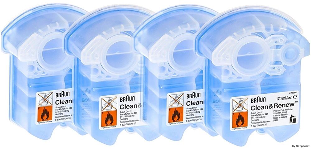 Жидкость для станции очистки бритвы 3, 5, 7, 9 seriesbraun