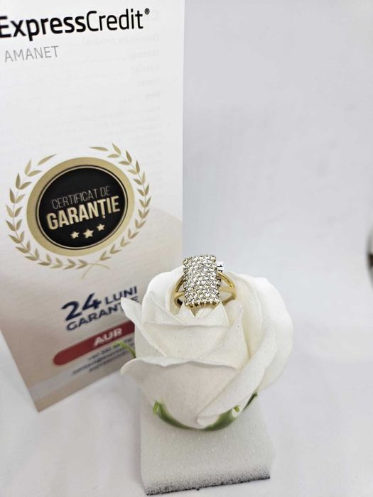 Inel aur 14K 4.27g 16/56 (Iulius Mall)(B-51135) Garantie 2 ani!