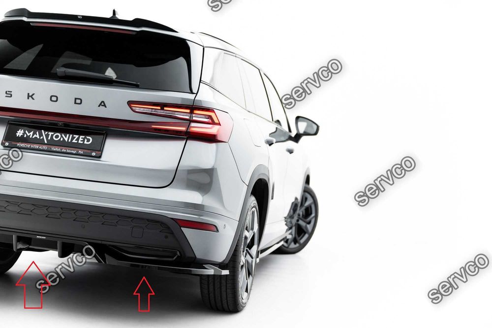 Prelungire splitter bara spate Skoda Kodiaq Sportline Mk2 2024- v2 - Maxton Design