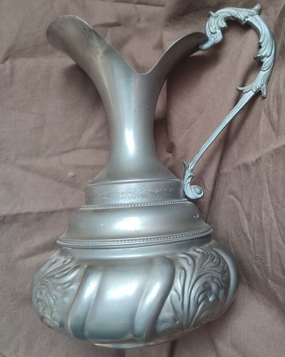 Стара немска калаена кана за вино