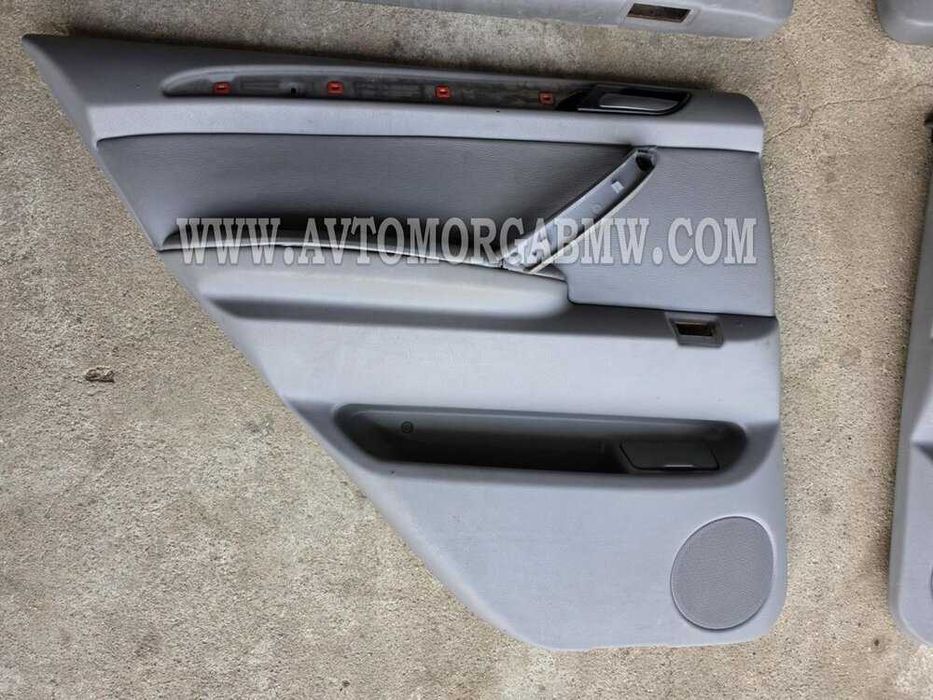 Сив кожен салон БМВ Х5 Е53 BMW X5 E53