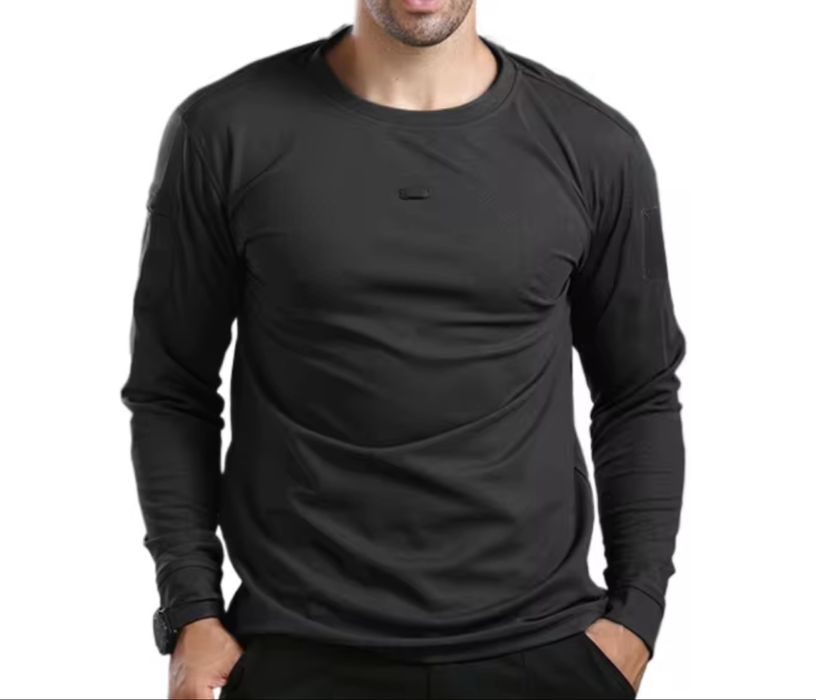 Быстросохнущая тактическая фудболка длинным рукавом