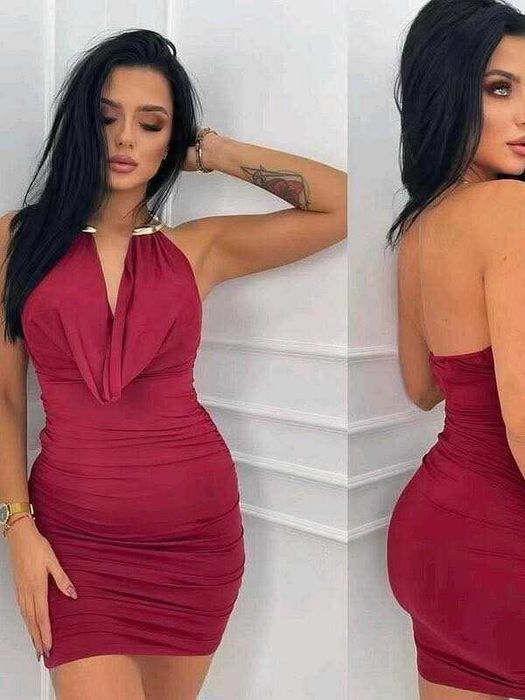 Дамска рокля в 3 цвята