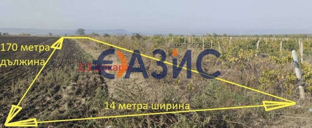 Продава се Парцел в с. Лъка, Област Бургас - 2300 кв.м за 3 €/кв.м - Снимка #3