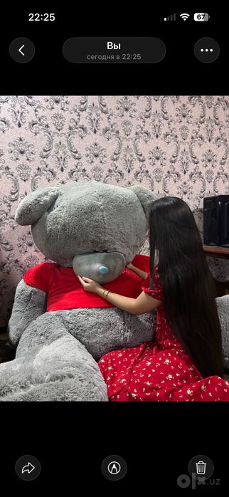 Огромная Тедди игрушка