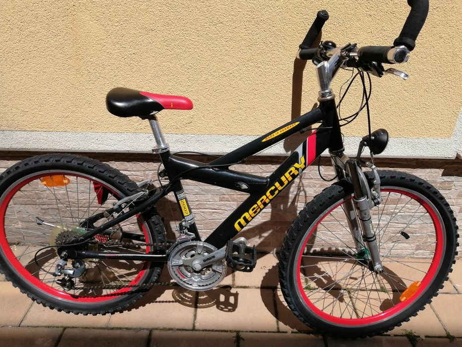 Алуминиев спортен велосипед 24 *  Mercury aero tubing 7005, Shimano 7-Speed .
