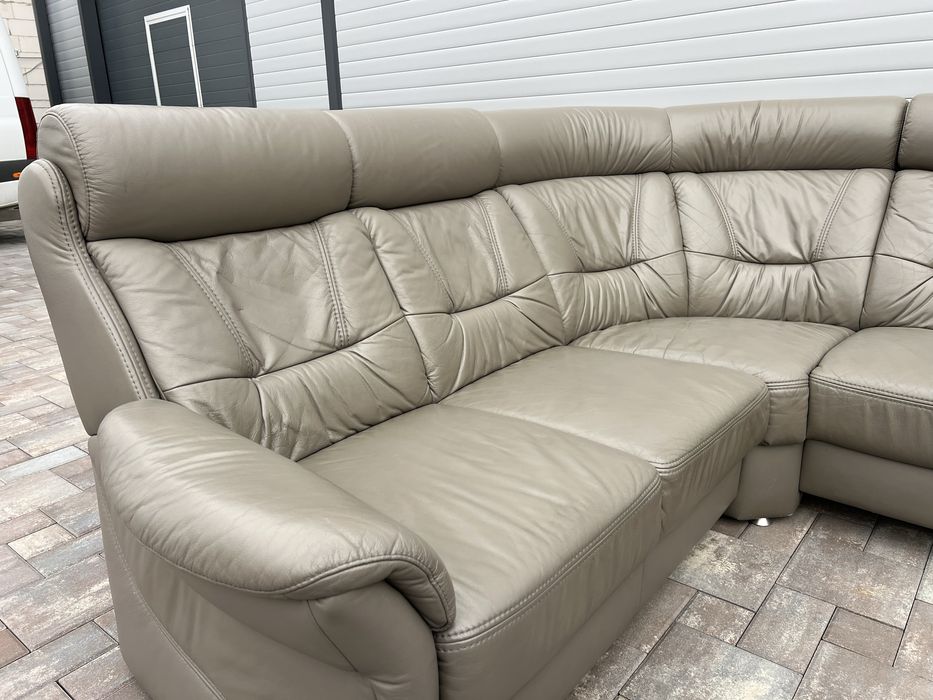 Coltar Living ~ Sufragerie XXL Piele Naturala  Forma U Himolla