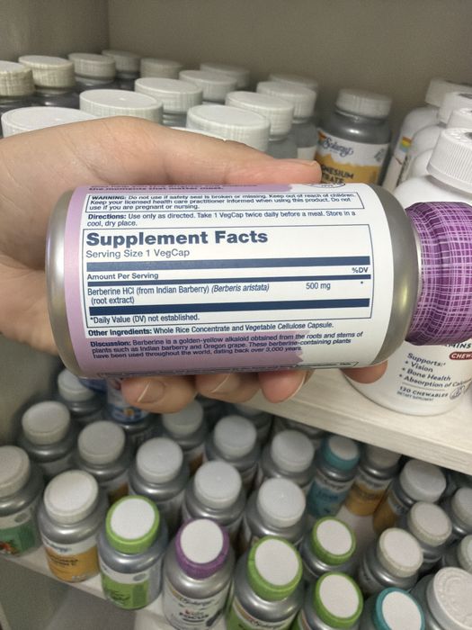 Solaray berberine 500mg / соларай берберин