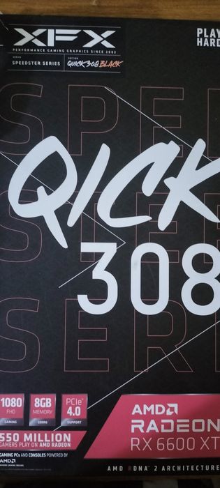 Продам видеокарту XFX RX 6600 xt