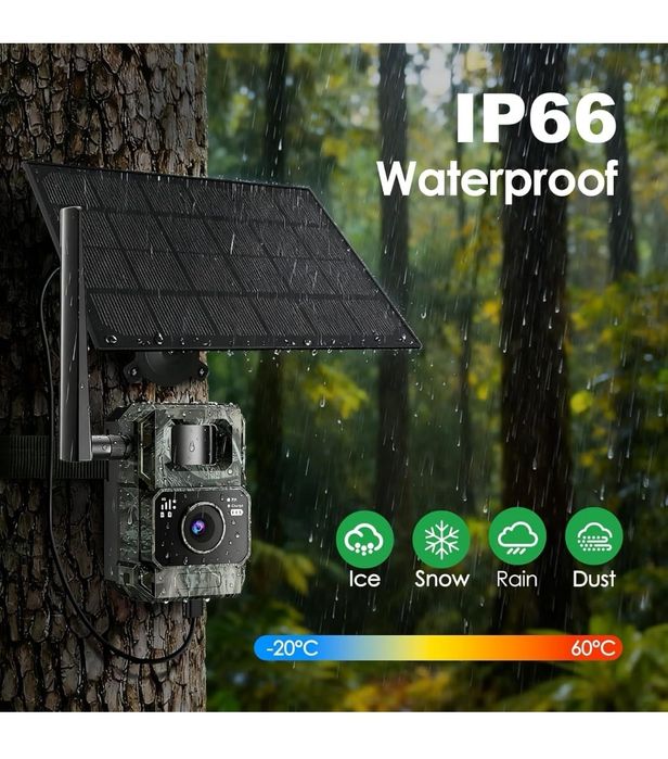 Camera supraveghere 4G cu panou solar