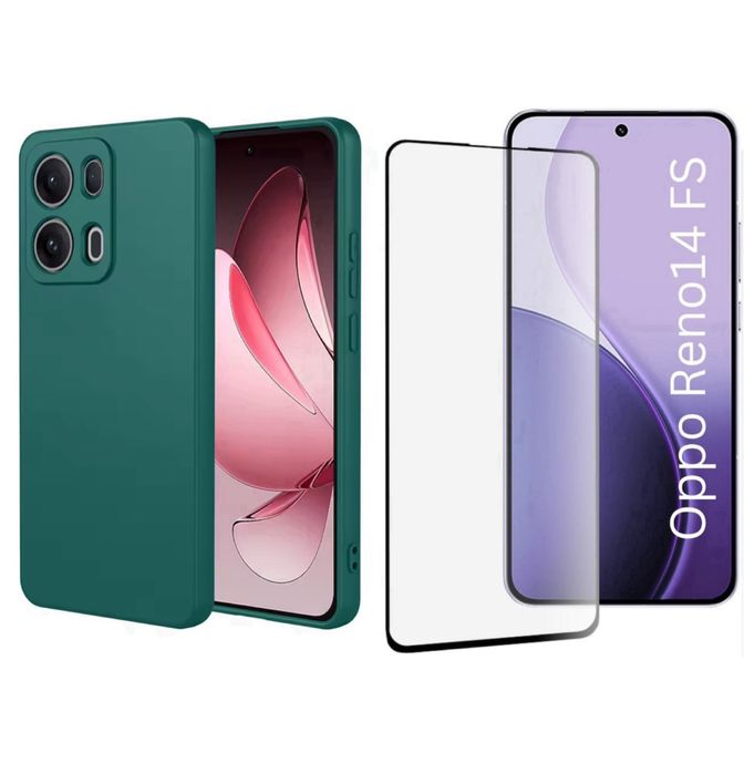 Oppo 14F 14FS A5 5G A5 PRO Husa Soft Silicon + Folie Sticla 6D Hard
