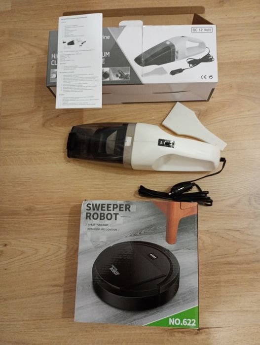 Автомобилна прахосмукачка+ Самопочостващ робот,прахосмукачка