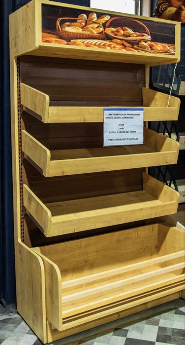 De vânzare raft panificație profesional – 700 RON (negociabil)
