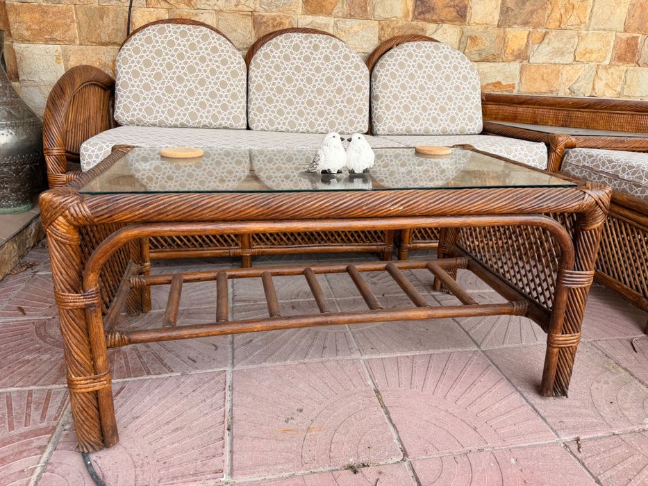 Естествен ратанов комплект