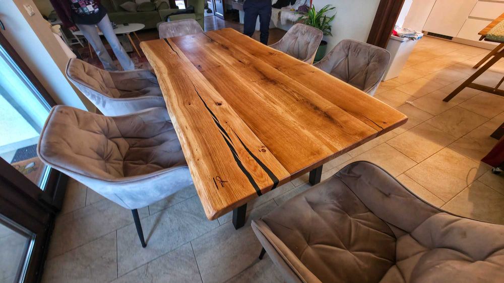 Masa din lemn de stejar pe comanda