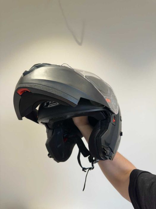 Мотошлем REAL helmet - Storm force ( XL, Matte black)