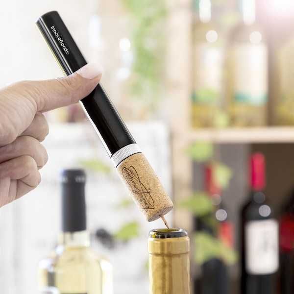 Tirbuson cu aer presurizat pentru vin Dewino InnovaGoods