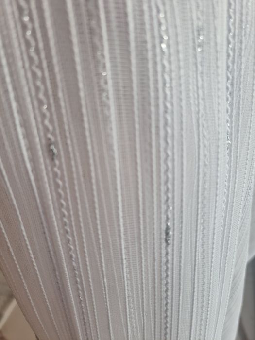 Perdea alba din doua bucăți