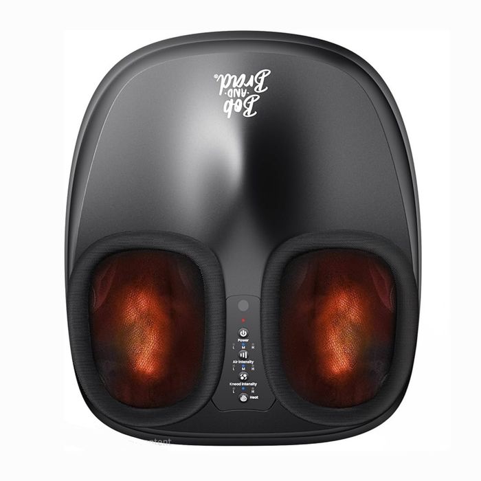 Електрически шиацу масажор за крака с въздушна компресия и загряване