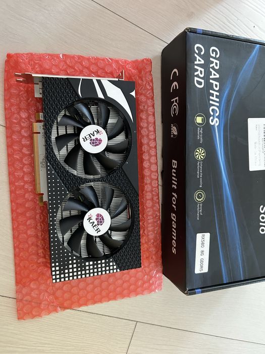 Placa video Radeon RX-580 8GB GDDR5 256 bit