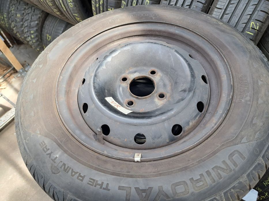 4 roti 175/70 R14 Uniroyal + jante Peugeot-Citroen