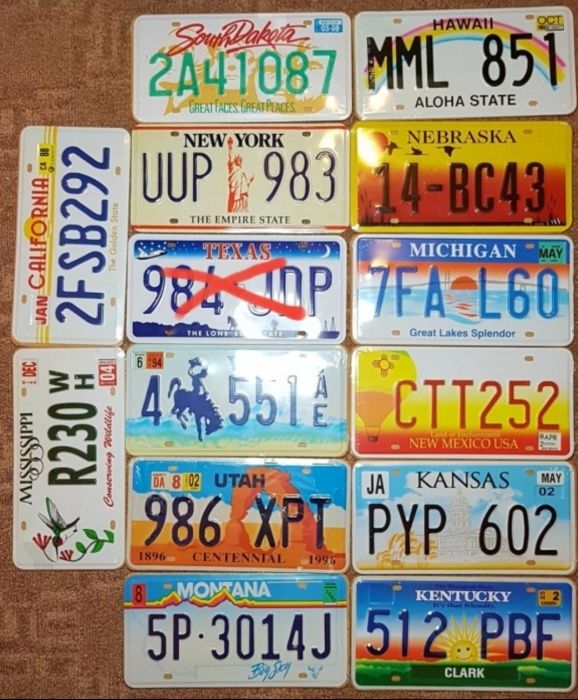 Numere America Americane, Tabla Bucuresti Sectorul 1 • OLX.ro