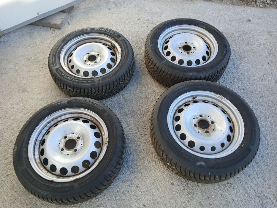 Anvelope m-s cu jante smart R15 4×100  hankok 2021