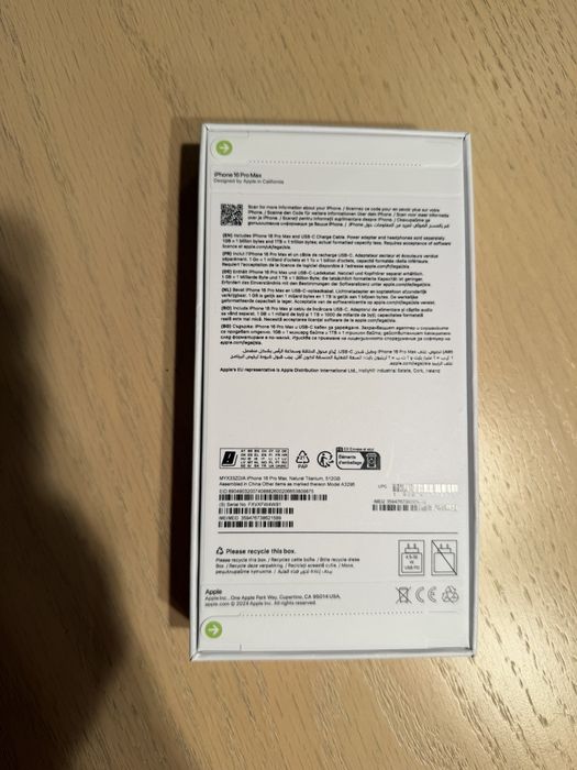 IPhone 16 pro max 512gb neutral titanium
