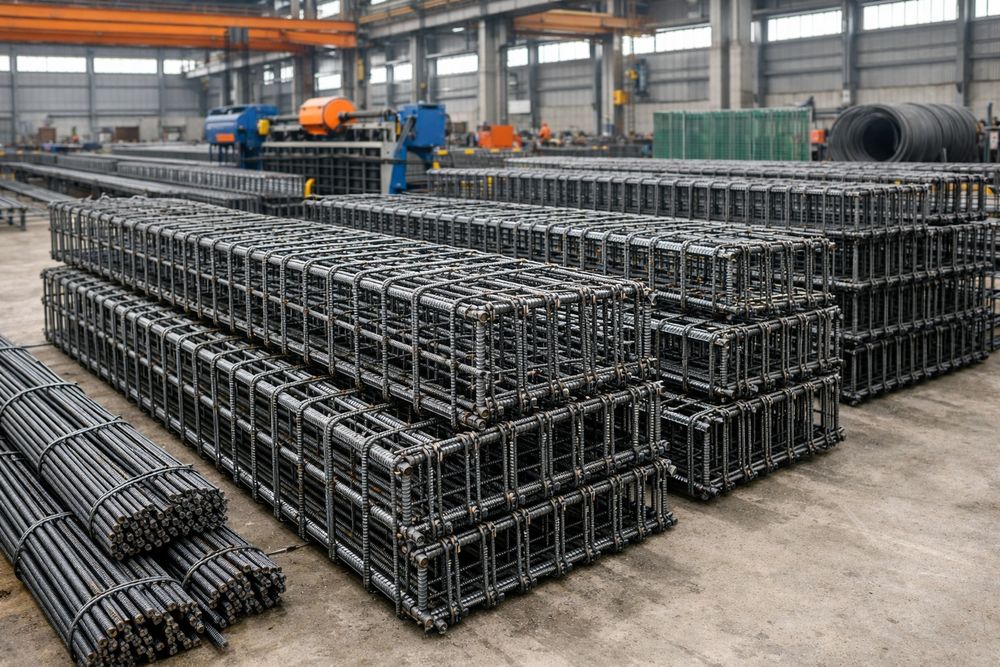 Otel beton fasonat, armaturi legate, carcase sudate