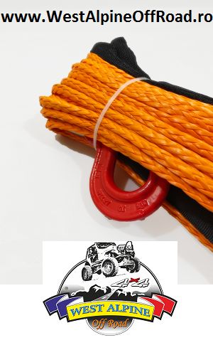 PLASMA SINTETICA auto pt troliu CU CARLIG 8 MM X 28 Metri - OFERTA!