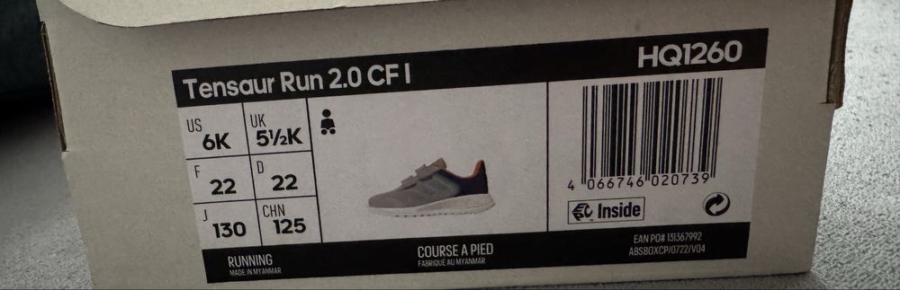 Adidas Tensaur Run 2.0 CF I