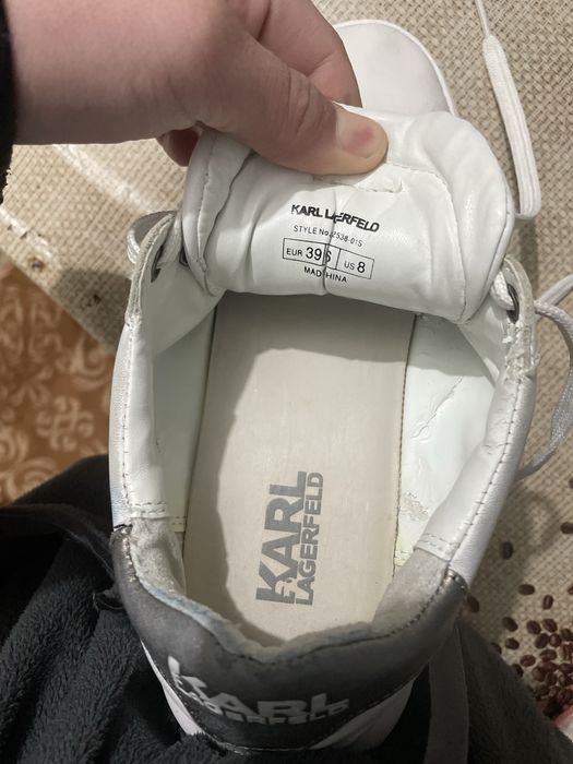 Adidași Karl Lagerfeld originali piele albă mărimea 39 schimb cu ceas